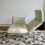 2x Roro Sessel Leder Creme 2