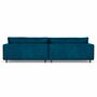 Douglas Sofa 4-Sitzer Velour Lux Petro 3
