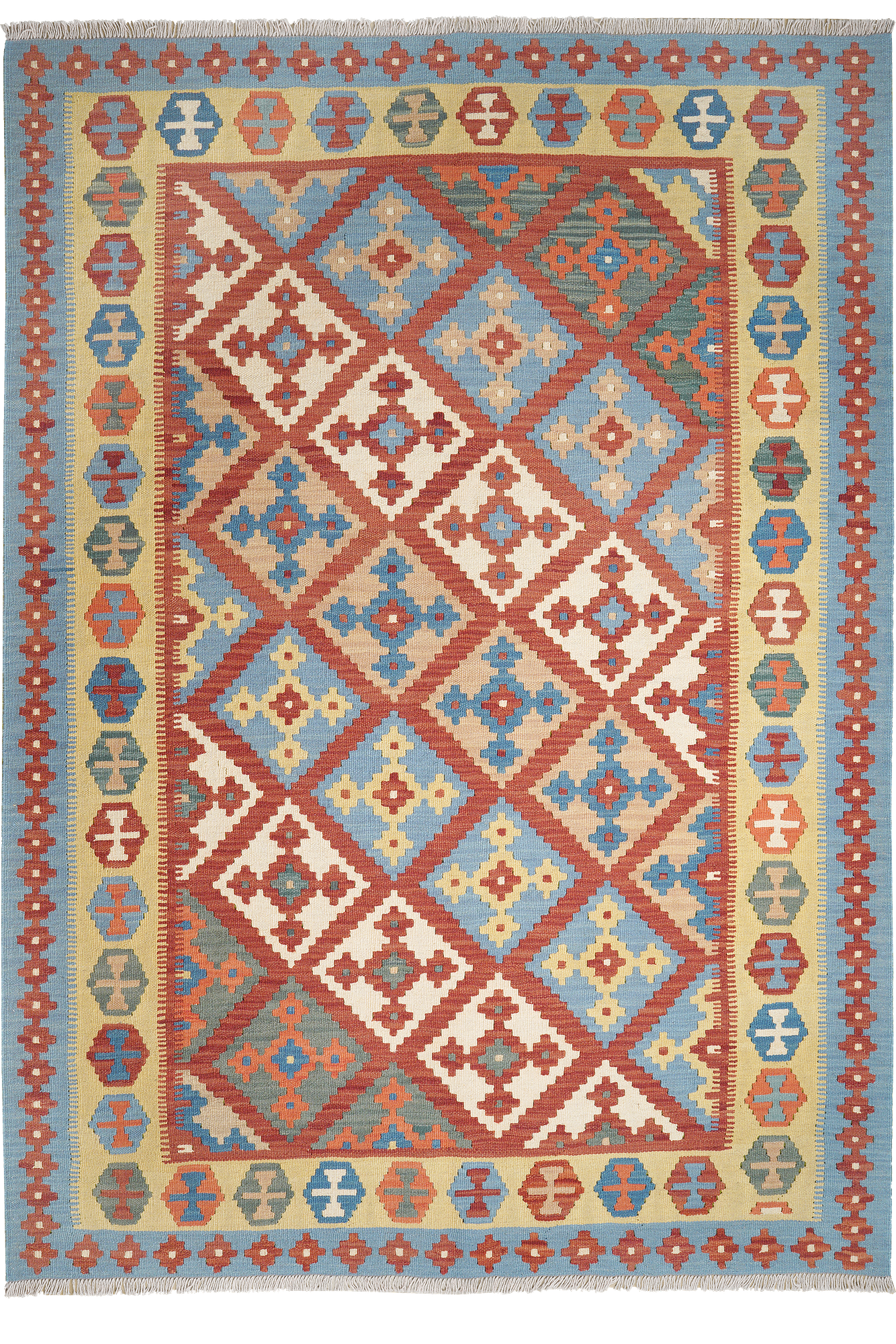 Kelim Gashgai Wool Multicolored 0