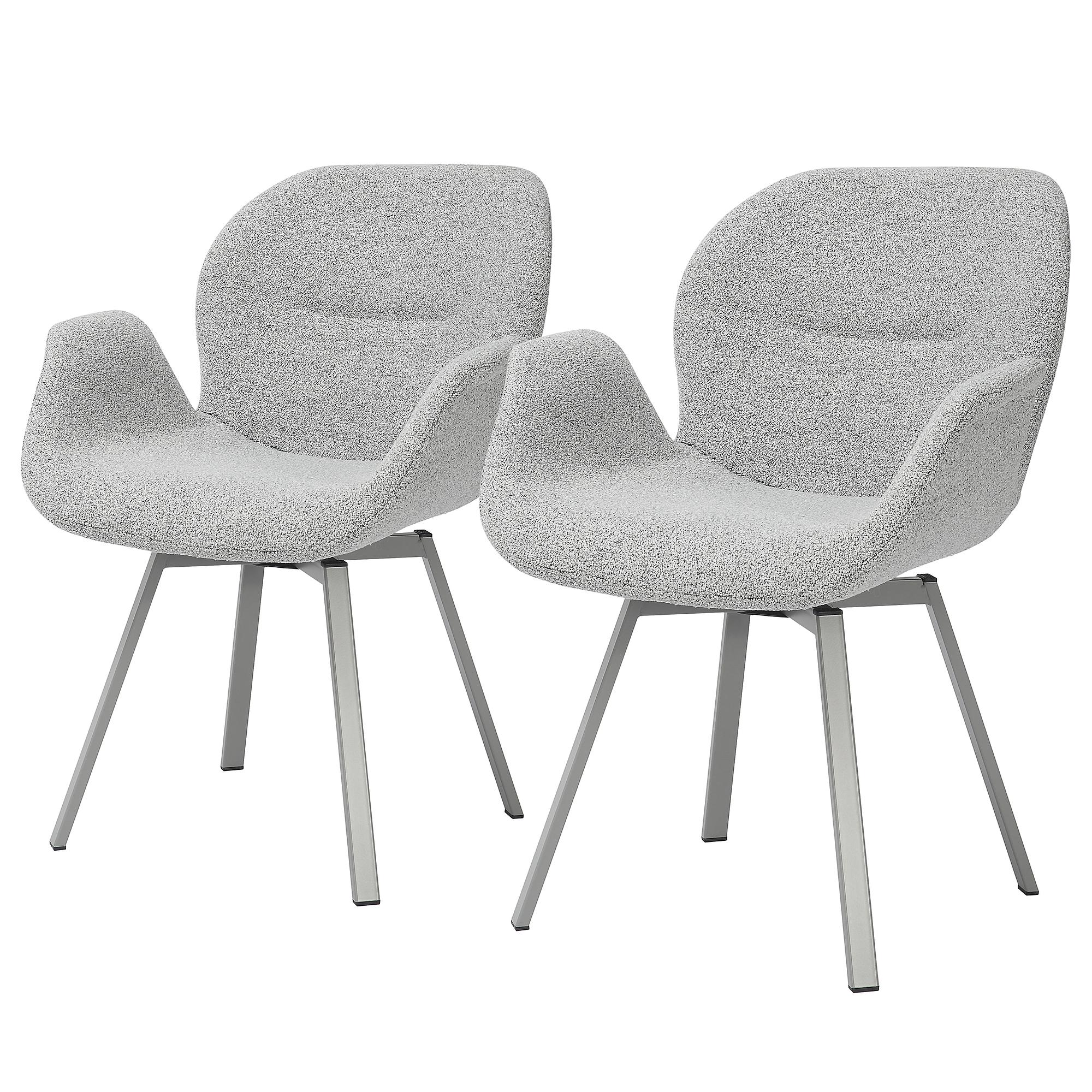 2x Skela Armchair Set Grey 0