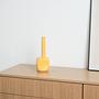 Ceramic vase Yellow 1970s 5