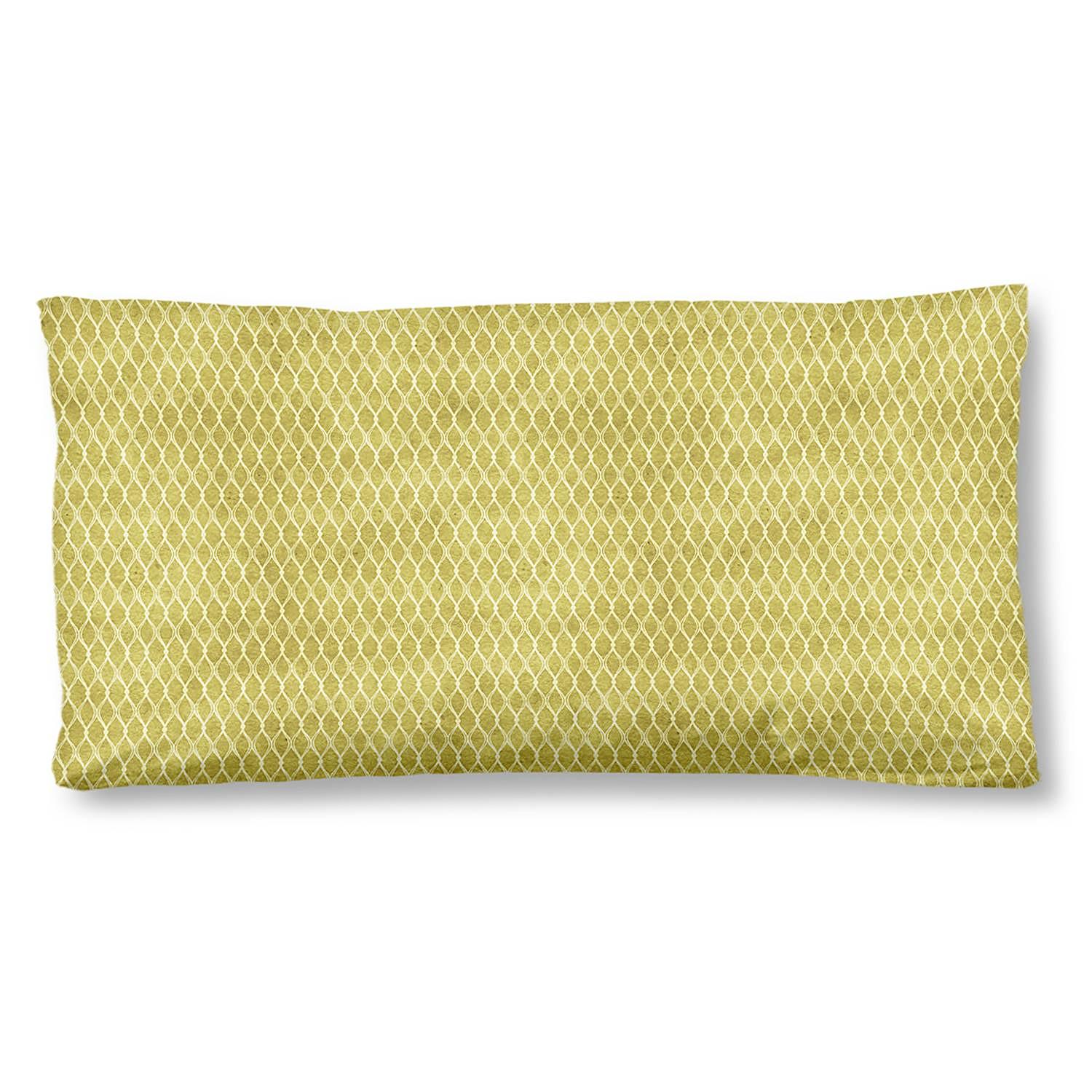 Xabine Kopfkissenbezug Satin Ocker 40 x 80 cm 0