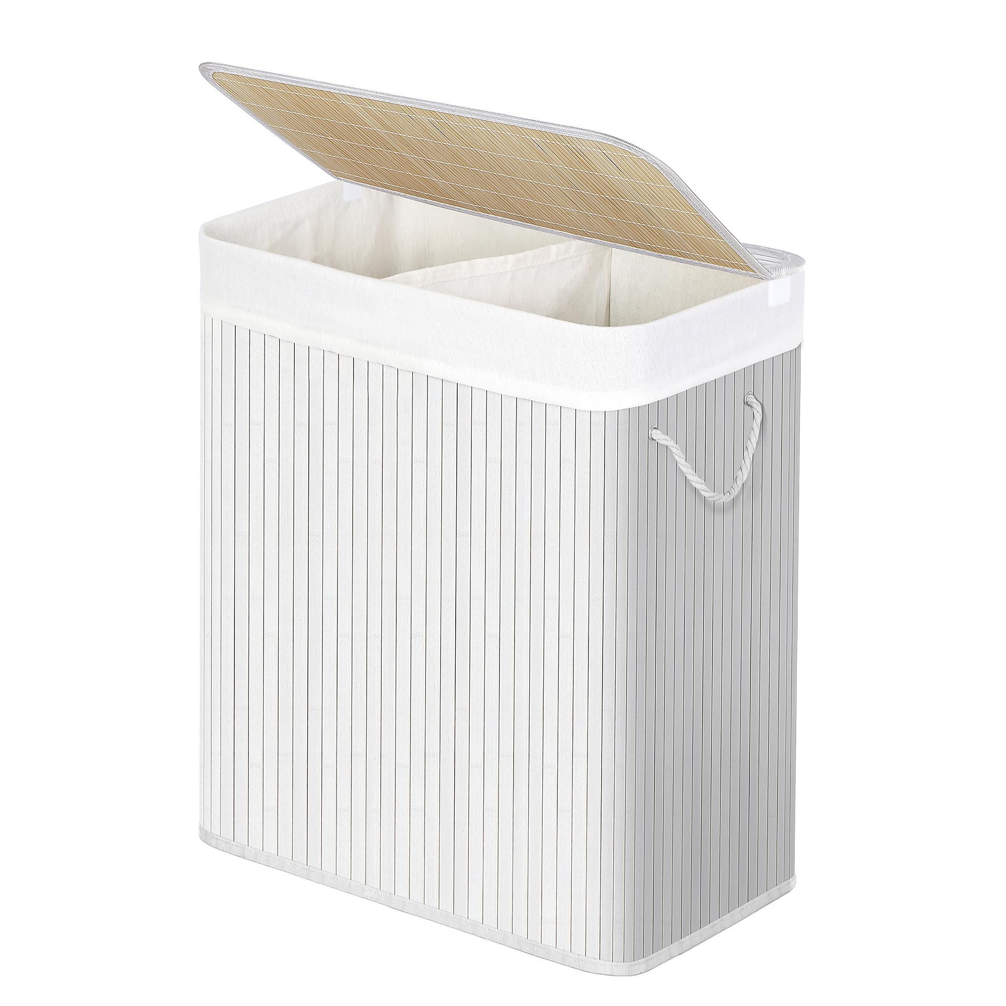 Ramenada Wäschekorb Baumwolle Weiß 1