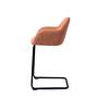 Kushi Barstool Amber Orange 1