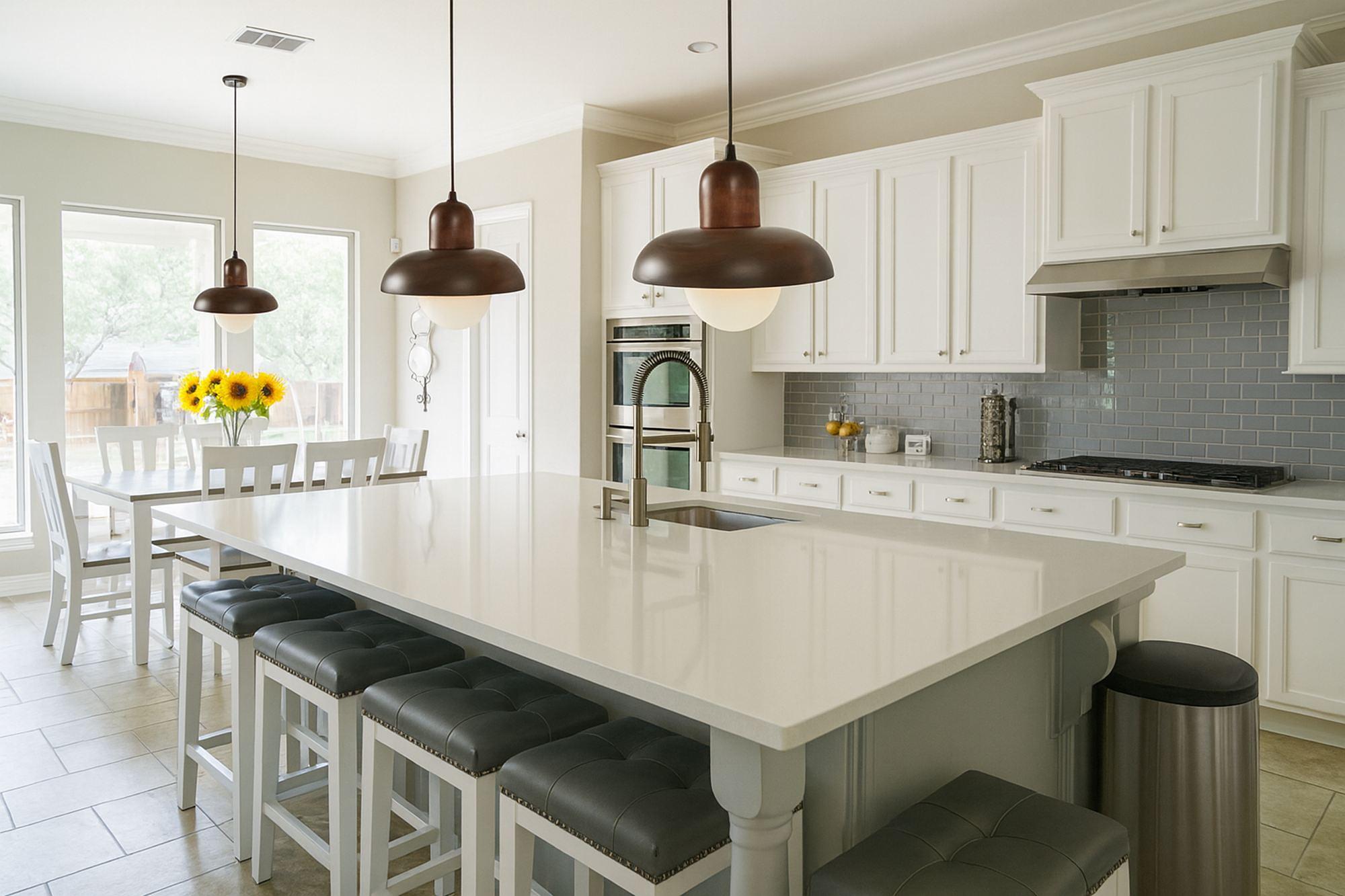 Lampada a sospensione a mano legno di noce marrone 2