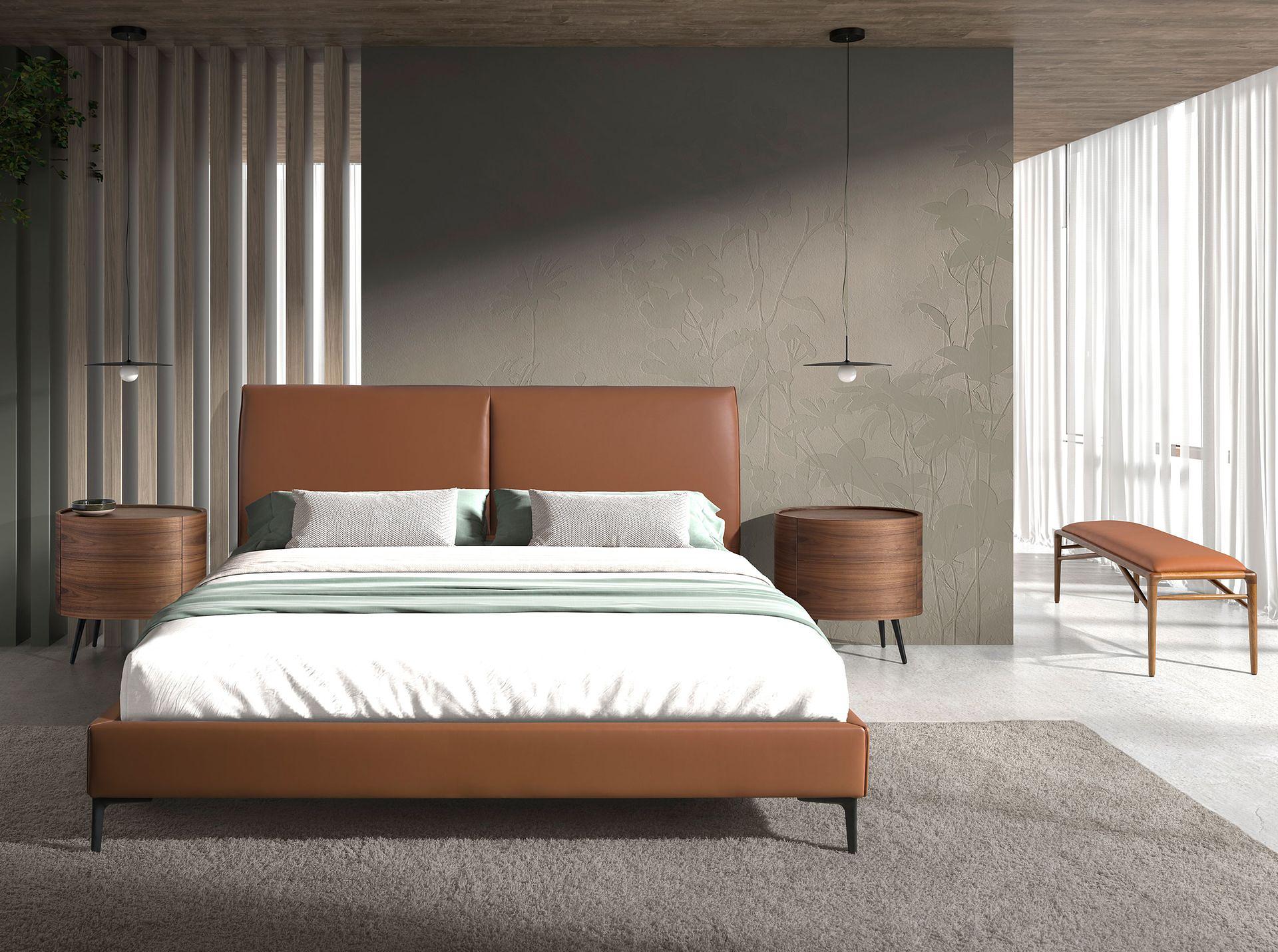 Bank Kunstleder Braun 3