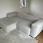 Blok Sofa 2-Sitzer Chaiselongue Links Beige 1