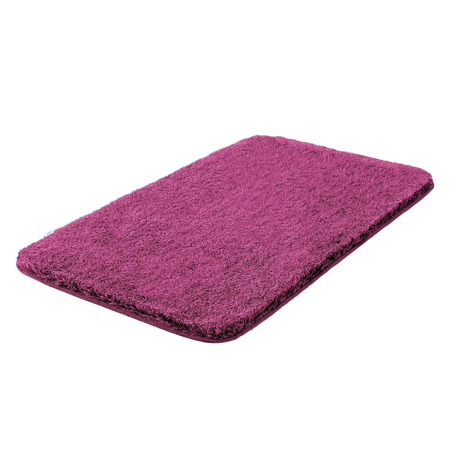 Badematte Melange Webstoff Fuchsia 50 x 80 cm 1