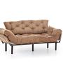 Nitta Triple Sofa Bed 3-seater Light Brown 9