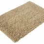 Mikrofaser Chenille Badteppich Beige 0