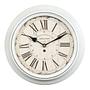 Wanduhr Ocili Stahlblech Weiß 0