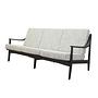 3-Sitzer Sofa Grau 1960er Jahre 0