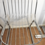 2x Freischwinger Chrom Silber 2