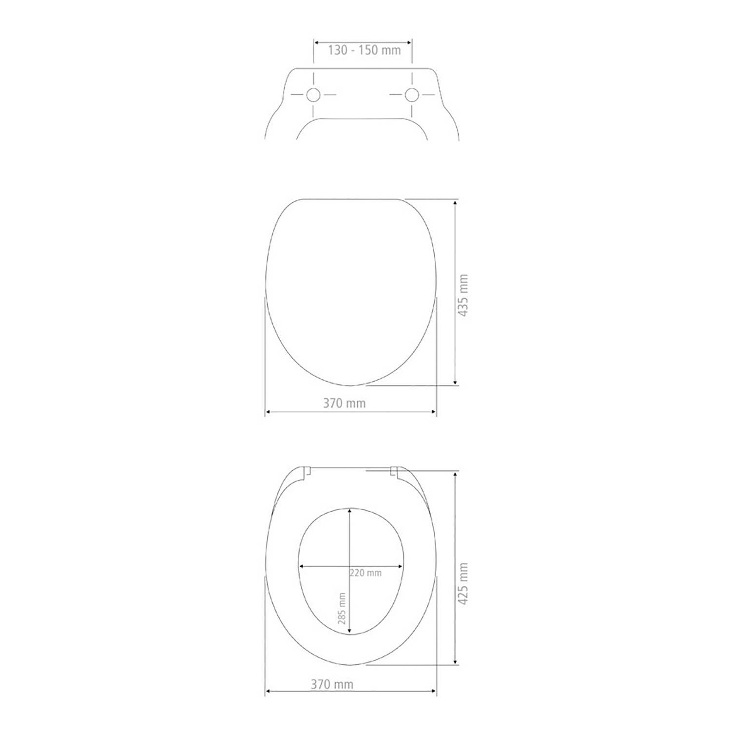 Secura Comfort WC-Sitz Duroplast Weiß 4