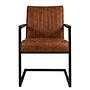 Armchair Ledaha Iron Leather Cognac 1