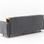 Noya Sofa 3-Sitzer Chenille Grau 5