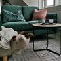 Couchtisch Holz Metall Braun 3