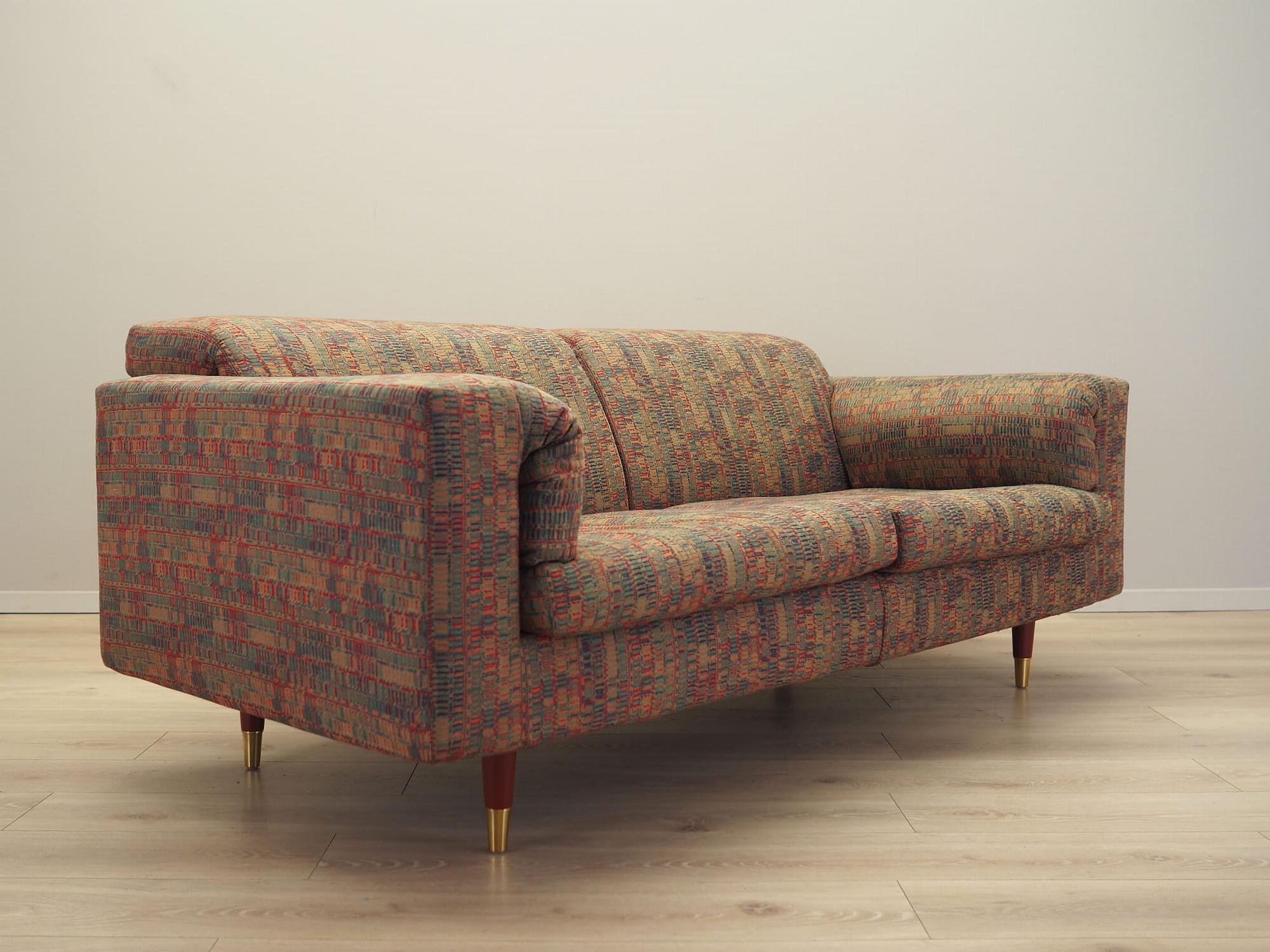 2-seater sofa brown 1960s 5