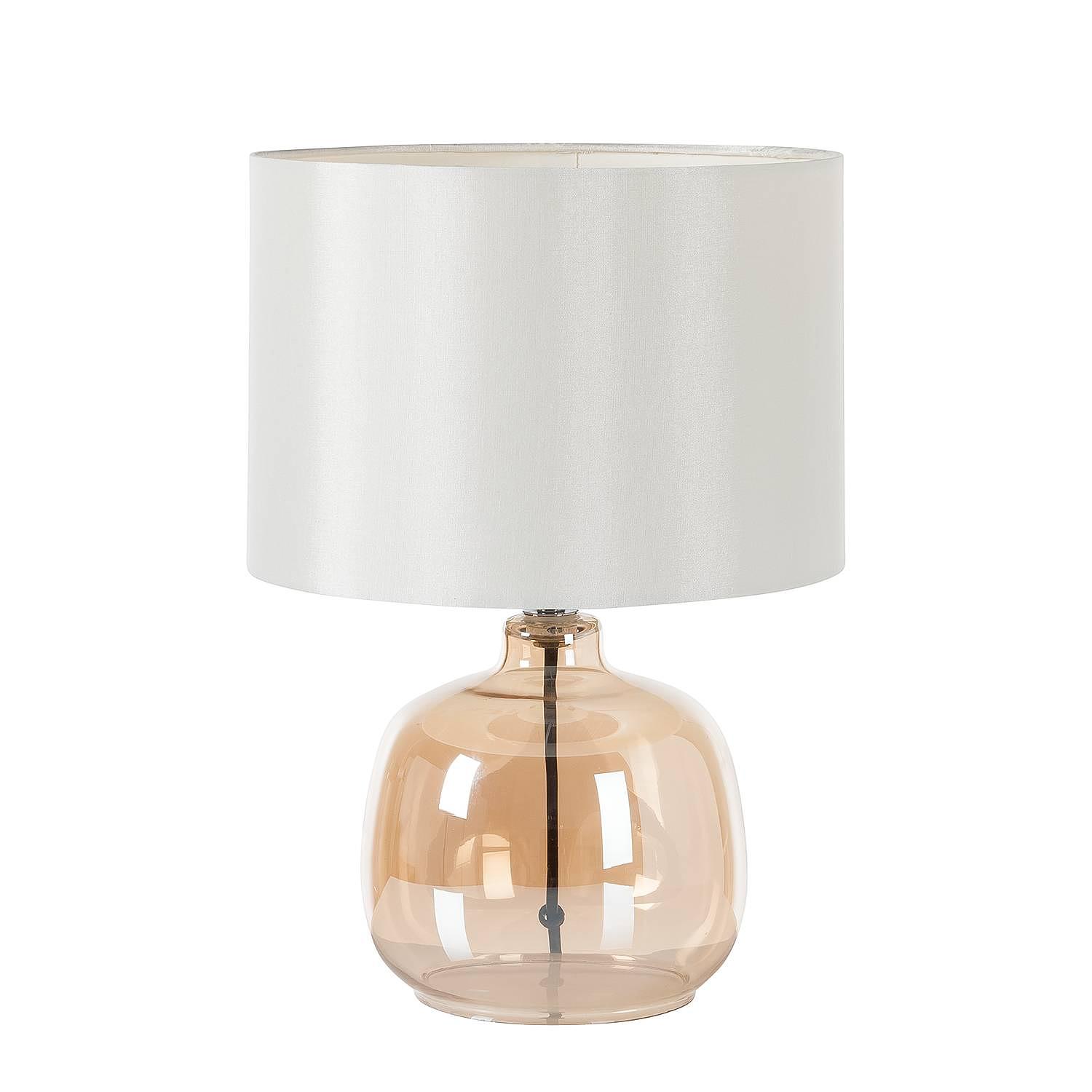 Loster Glass Table Lamp Cotton Fabric 1-light 0