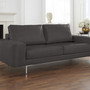 Lexgaard Sofa 2-Sitzer Leder Metall Braun 0