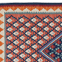 Kilim Senneh Teppich Braun 1