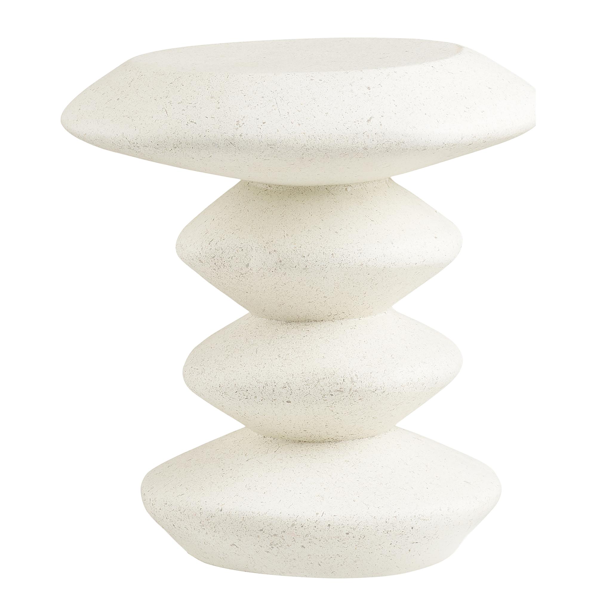 Leahigh Beistelltisch Typ A Weiß 1