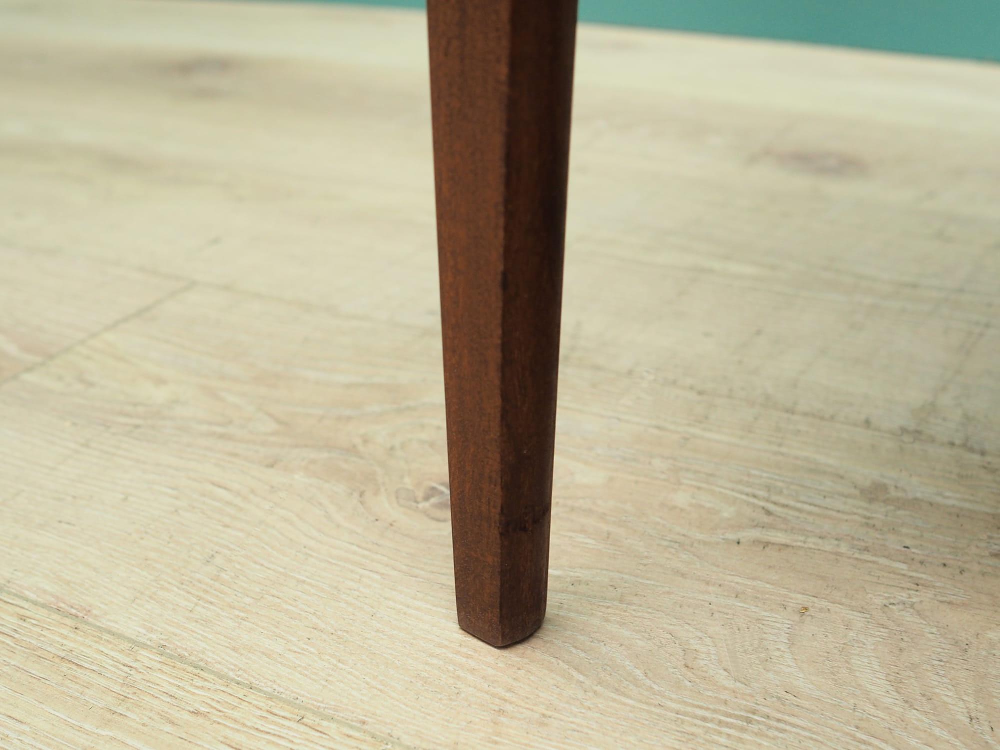 Vintage sewing table Teak brown 1960s 10