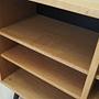 Vintage Bücherregal Eschenholz Braun 1970er Jahre 13