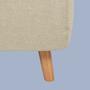 Schlafsessel Webstoff Beige 4