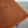 Vintage Beistelltisch Teakholz Braun 1970er Jahre 11