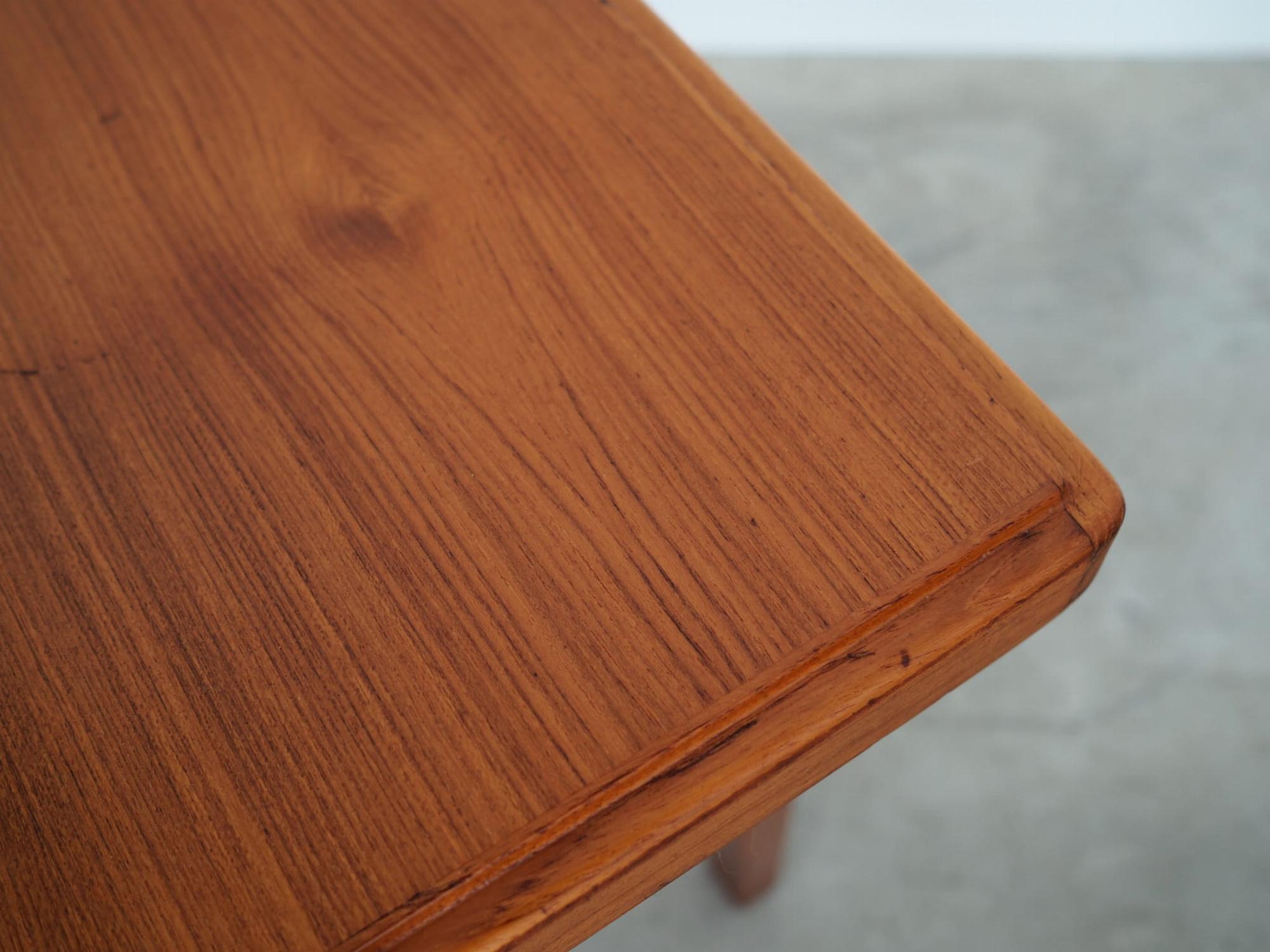 Vintage Beistelltisch Teakholz Braun 1970er Jahre 11