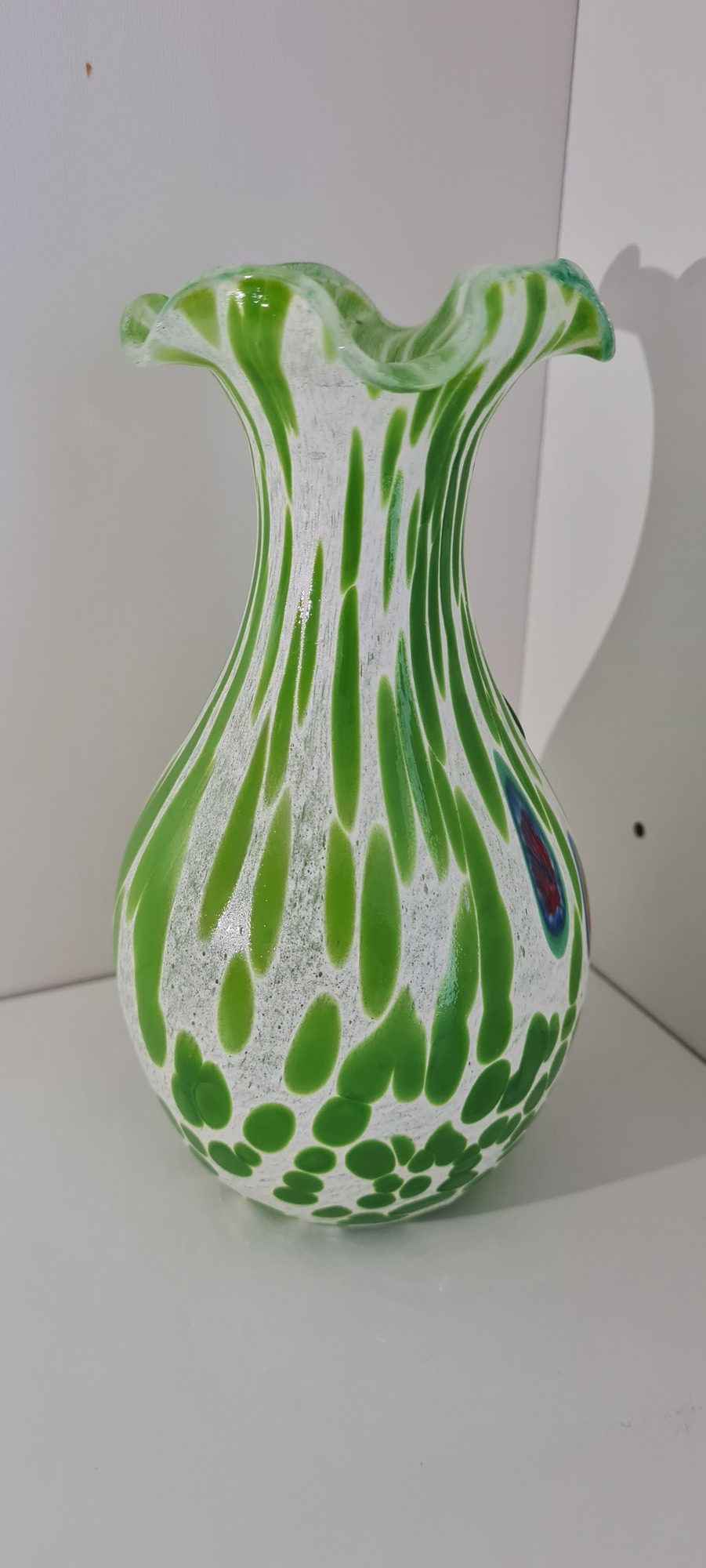 Vase Muranoglas Grün 1