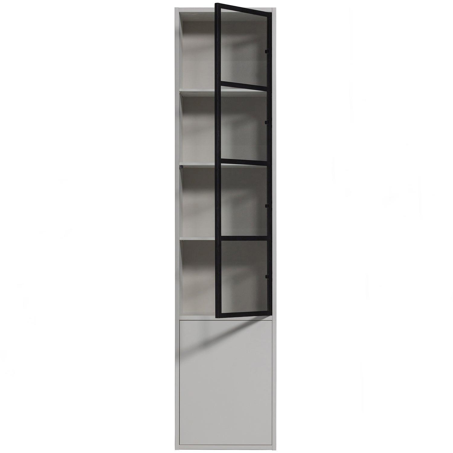 Basic Schrank Holz Grau 4