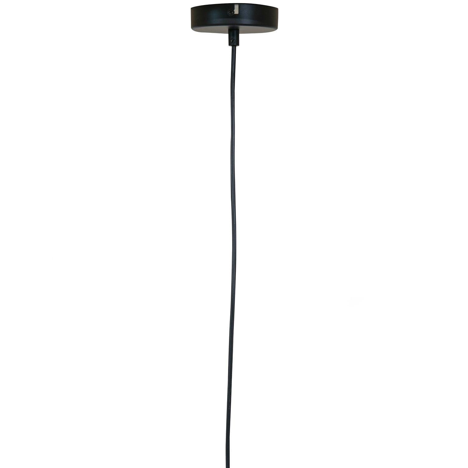 Kace Hängelamp Jute Schwarz Ø45cm 3