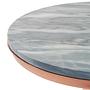 Amira Black Marble Top Kupferfuß Beistelltisch
 2