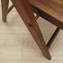 3x Chair Wood Brown 1990s 6