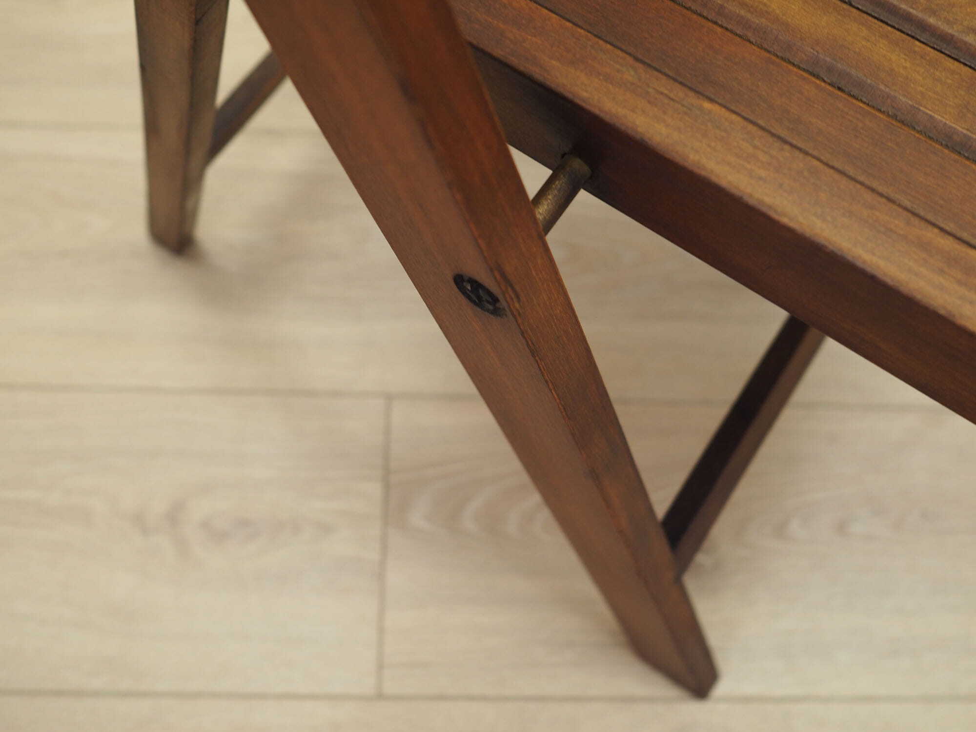 3x Chair Wood Brown 1990s 6