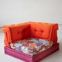 Vintage Hans Hopfer Mah Jong Modulares Sofa Mehrfarbig 7