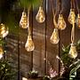 LED-Lichterkette BULB LIGHTS IV Klarglas / Jute 10-flammig 2