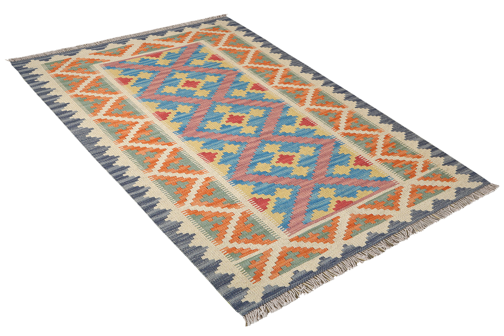 Kelim Gashgai Wool Multicolored 2