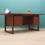 Vintage Schreibtisch Teakholz Braun 1970er Jahre 4