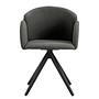 Swiveling Armchair LETAERI Anthracite 1