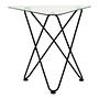 Papillon Butterfly table iron glass black 0