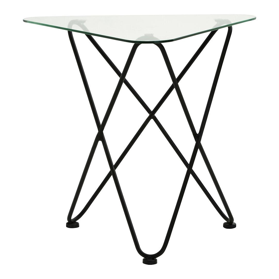 Papillon Schmetterlingstisch Eisen Glas Schwarz 0