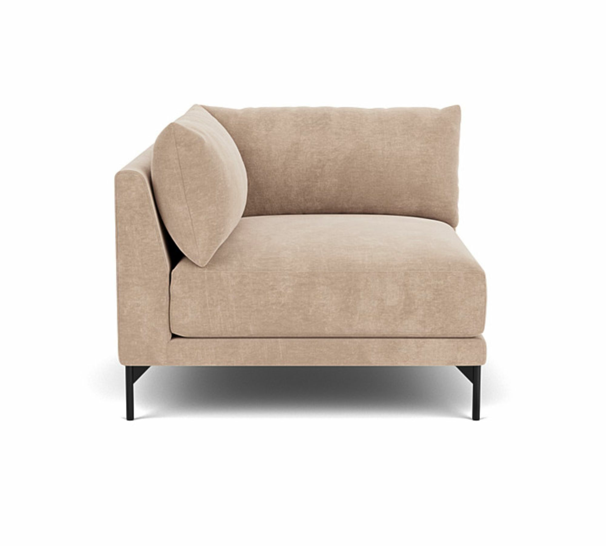 Vincent 1-Sitzer Eckmodul Links Danny Cream 0