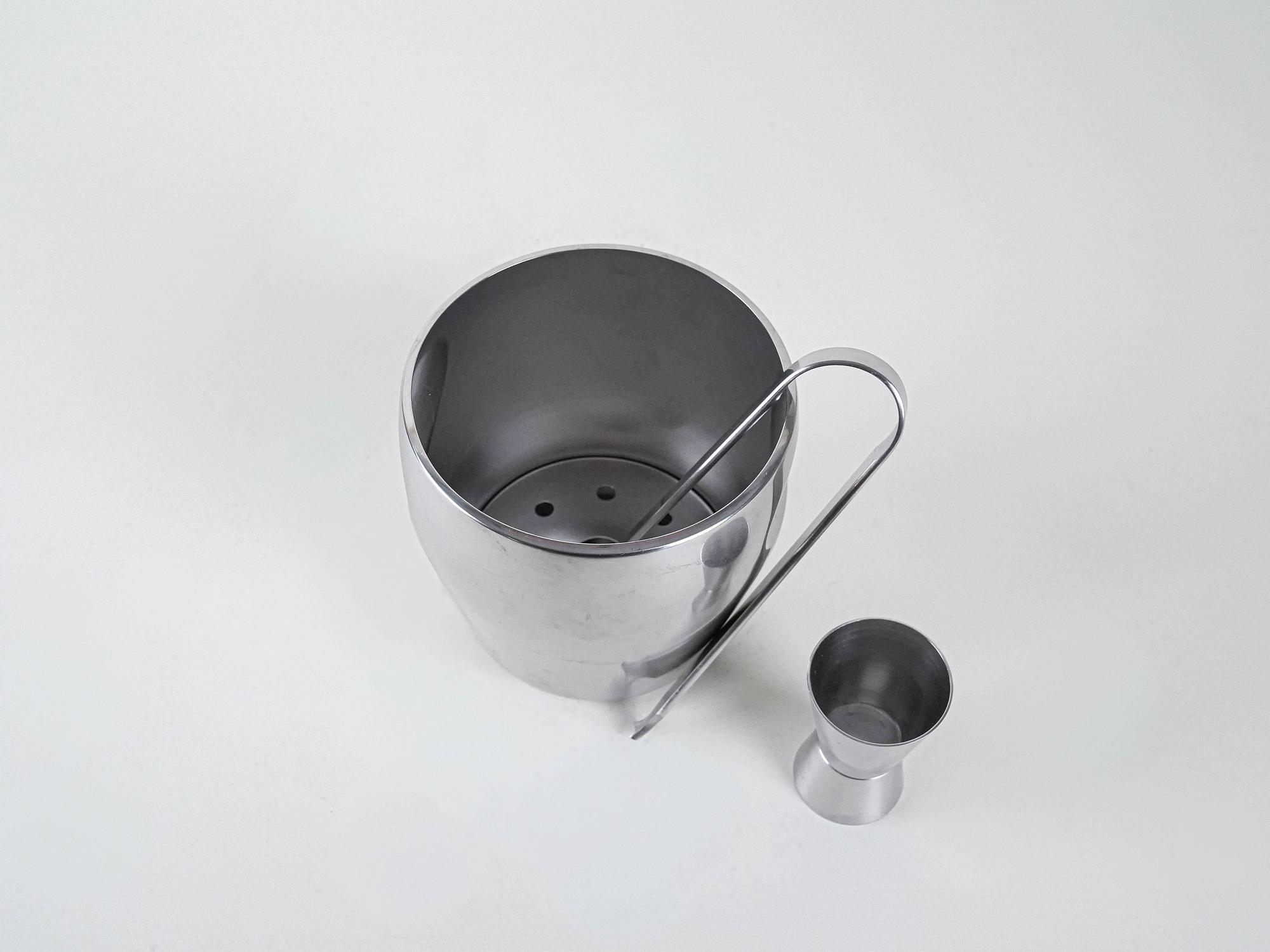 Eiskübel Metall Silber 2