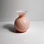 Vintage Vase Muranoglas Rosa 1950er Jahre 0