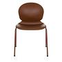 T36 VI Stackable chair plastic reddish-brown 0