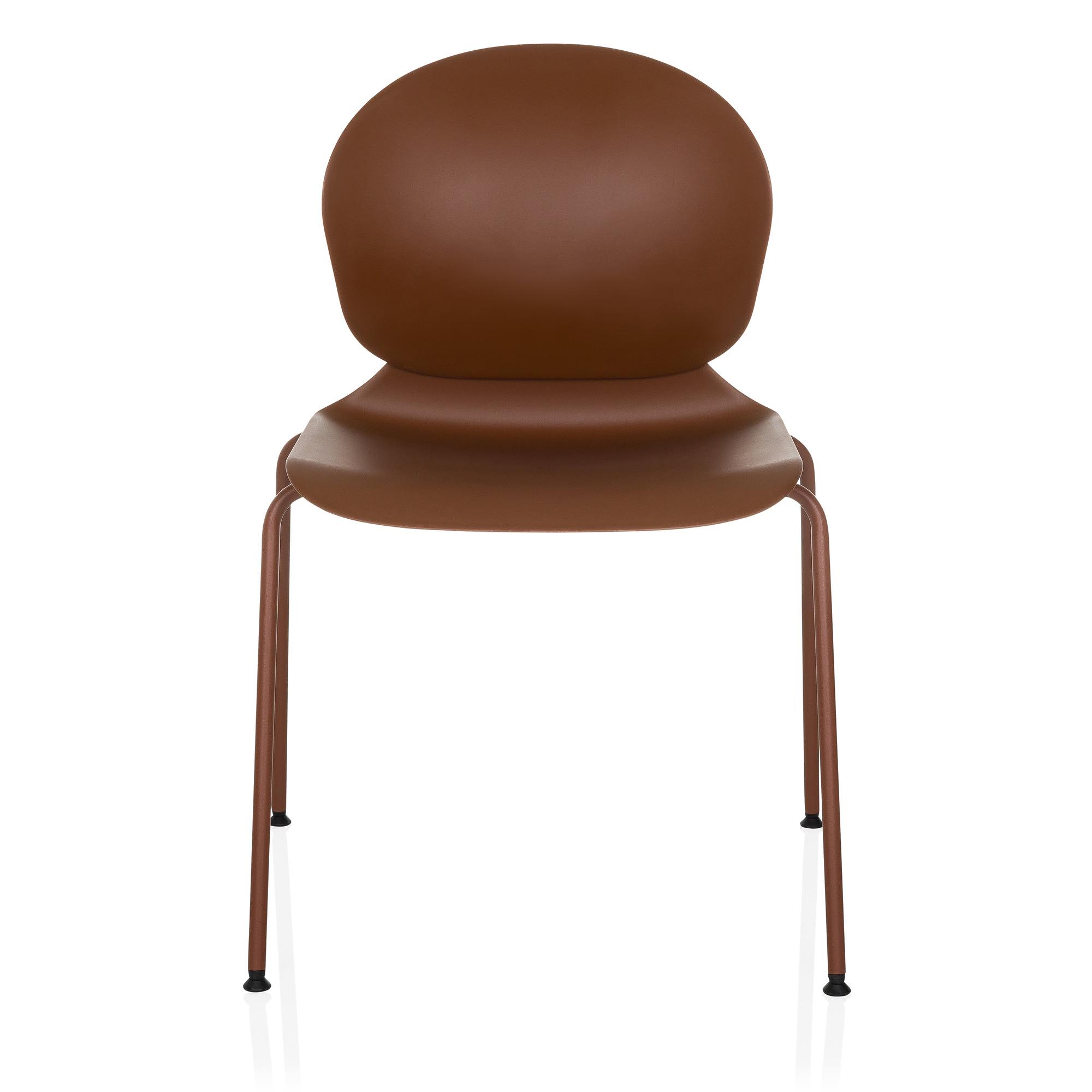 T36 VI Stackable chair plastic reddish-brown 0