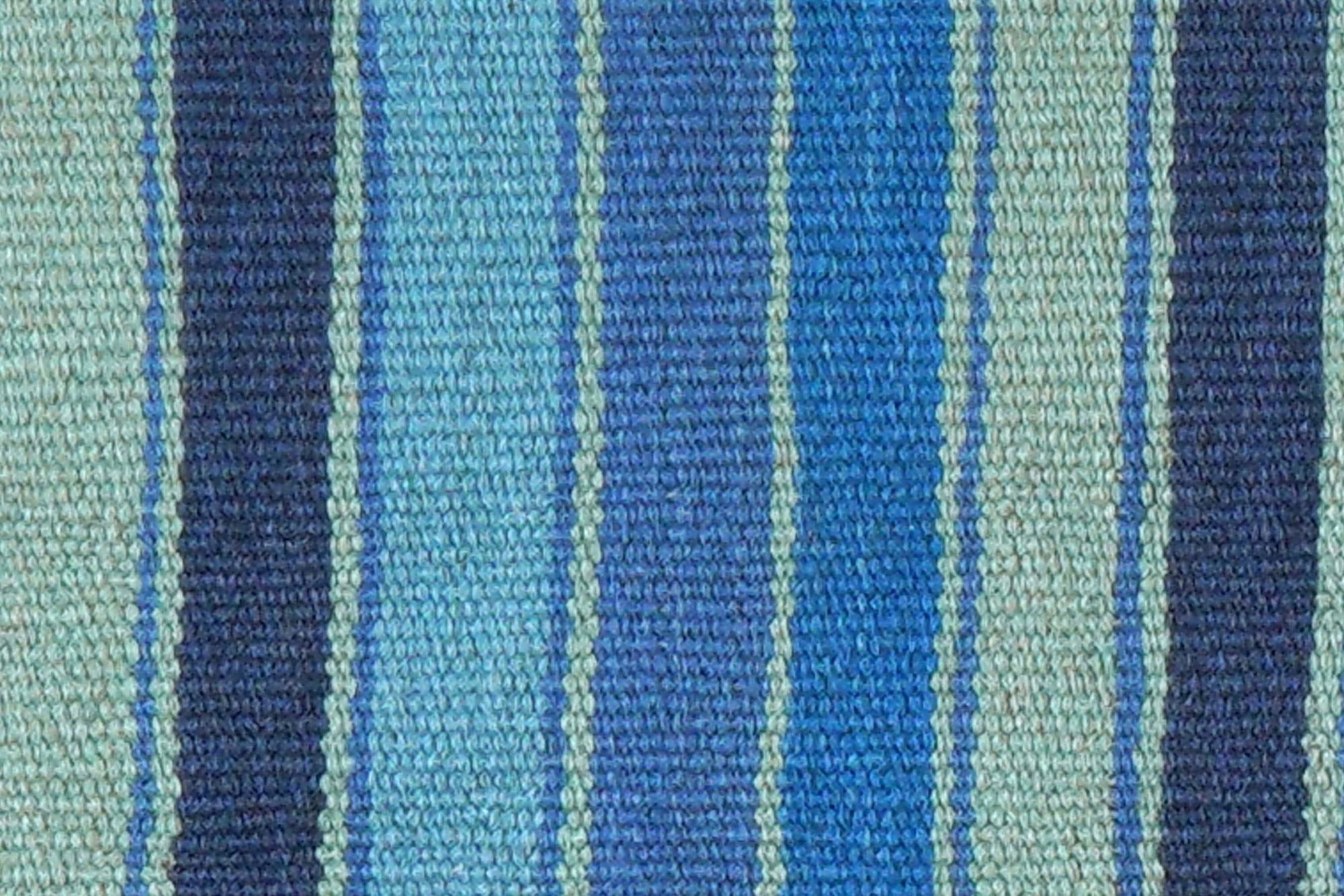 Kelim Kashgai Carpet Wool Blue 3